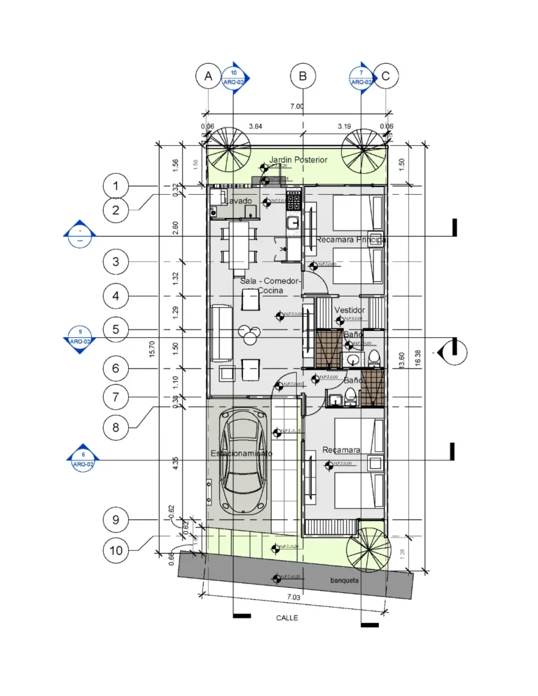 Planos Casa Ciudad Maderas 13
