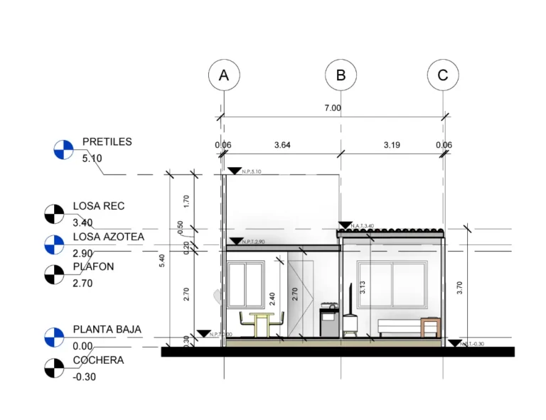 Planos Casa Ciudad Maderas 3