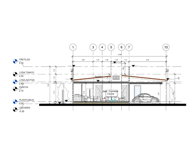 Planos Casa Ciudad Maderas 5